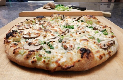 Crab Pizza With Béchamel Sauce The
